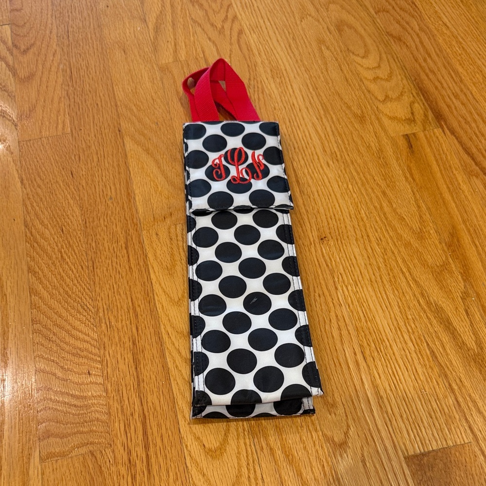 Polka Dot Wine Tote
